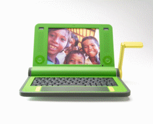 The $100 Laptop. Photo credit Mike McGregor mikemcgregor.com, courtesy of OLPC